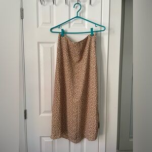 Abercrombie & Fitch Floral Midi Skirt